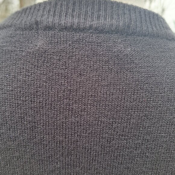 NWT Black sweater with beaded neckline by i.e. woman. - Picture 5 of 7